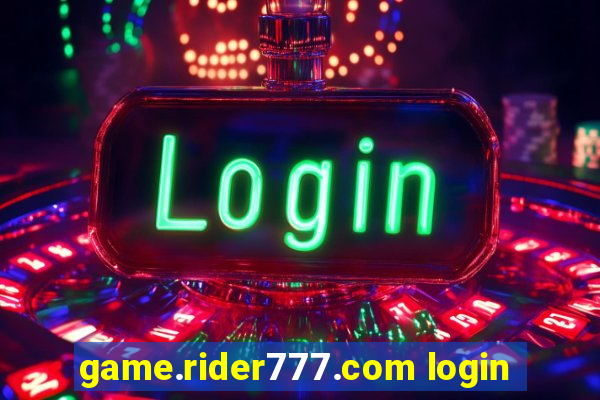 game.rider777.com login